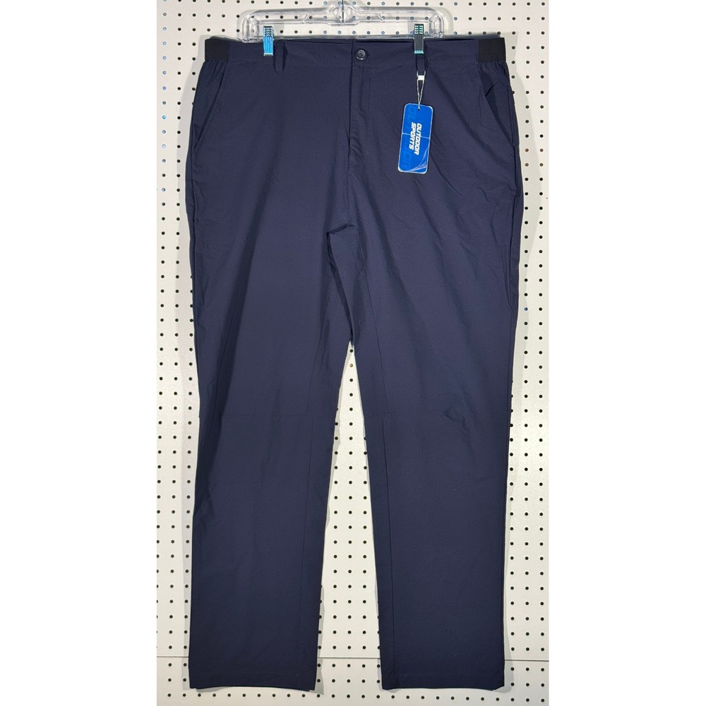 Outdoor Sports Mens Hiking Pants Navy Blue US 42 Quick Dry Stretch RSK0024